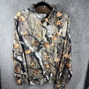 Legendary Whitetails Mens L Flannel Jacket Shirt Camo Hunting Camping Used Once!